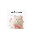 ピンクのリボンの子猫ちゃん（個別スタンプ：18）
