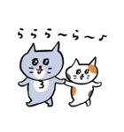 灰色キャットのおだやかな日々（個別スタンプ：3）