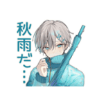 天使界隈くんの秋★ポップ男子（個別スタンプ：21）
