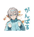 天使界隈くんの秋★ポップ男子（個別スタンプ：40）