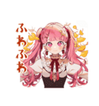 ラブリーな女の子の秋日和♡（個別スタンプ：11）