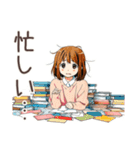 ふつうの女の子の出欠連絡♡（個別スタンプ：30）