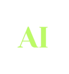 AI 人工知能カラーダイナミックスタンプ（個別スタンプ：4）