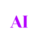 AI 人工知能カラーダイナミックスタンプ（個別スタンプ：7）