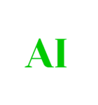 AI 人工知能カラーダイナミックスタンプ（個別スタンプ：12）