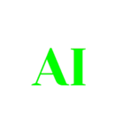 AI 人工知能カラーダイナミックスタンプ（個別スタンプ：16）