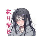 陰キャ女子の秋★もやもや気分（個別スタンプ：3）