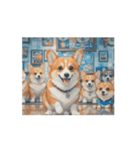 動く！ドット絵風のコーギー！（個別スタンプ：4）