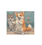 動く！ドット絵風のコーギー！（個別スタンプ：5）