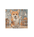 動く！ドット絵風のコーギー！（個別スタンプ：11）