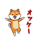 [オッケー専用]シバ犬（個別スタンプ：4）