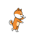 [アレンジ用]シバ犬と一緒（個別スタンプ：2）