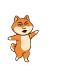 [アレンジ用]シバ犬おばさんおブス（個別スタンプ：1）