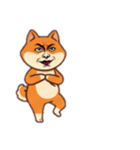 [アレンジ用]シバ犬おばさんおブス（個別スタンプ：2）