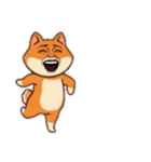 [アレンジ用]シバ犬おばさんおブス（個別スタンプ：5）