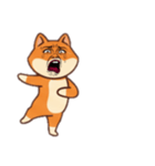 [アレンジ用]シバ犬おばさんおブス（個別スタンプ：9）