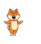 [アレンジ用]シバ犬おばさんおブス（個別スタンプ：10）