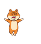 [アレンジ用]シバ犬おじさんはブサイク（個別スタンプ：3）