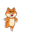 [アレンジ用]シバ犬おじさんはブサイク（個別スタンプ：6）
