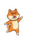 [アレンジ用]シバ犬おじさんはブサイク（個別スタンプ：7）