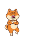 [アレンジ用]シバ犬おじさんはブサイク（個別スタンプ：10）