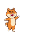 [アレンジ用]シバ犬おじさんはブサイク（個別スタンプ：11）