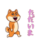 シバ犬おばさんの日常（個別スタンプ：1）