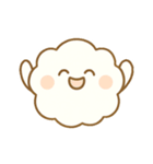 ふわふわ雲ちゃんのきもちスタンプ（個別スタンプ：4）