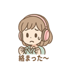 ヘッドフォンガールの日常スタンプ（個別スタンプ：19）