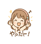 ヘッドフォンガールの日常スタンプ（個別スタンプ：40）