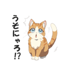 広島弁の猫にゃけん♪【方言・訛り・安芸】（個別スタンプ：22）