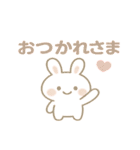 ゆるふわうさぎ☆かわいい日常スタンプ（個別スタンプ：21）