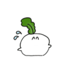 画質が悪いだいこん（個別スタンプ：3）