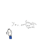 やる気が出ない豆蔵（個別スタンプ：24）