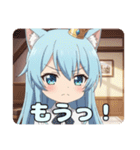 ありさとみなみのぱっつんスタンプ（個別スタンプ：25）