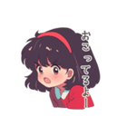 レトロポップな女の子のアニメスタンプ（個別スタンプ：15）