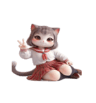 猫娘超かわいい表情（個別スタンプ：10）