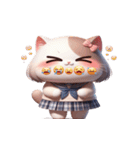 猫娘超かわいい表情（個別スタンプ：31）