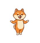 [アレンジ用]シバ犬さん（個別スタンプ：2）