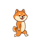 [アレンジ用]シバ犬さん（個別スタンプ：3）