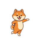 [アレンジ用]シバ犬さん（個別スタンプ：4）