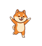 [アレンジ用]シバ犬さん（個別スタンプ：5）