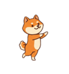 [アレンジ用]シバ犬さん（個別スタンプ：6）