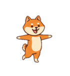 [アレンジ用]シバ犬さん（個別スタンプ：7）