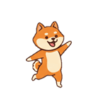 [アレンジ用]シバ犬さん（個別スタンプ：8）