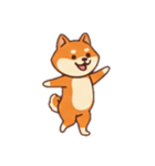 [アレンジ用]シバ犬さん（個別スタンプ：12）