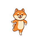 [アレンジ用]シバ犬さん（個別スタンプ：14）