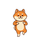 [アレンジ用]シバ犬さん（個別スタンプ：15）