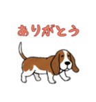 バセットハウンドと一緒の日常（個別スタンプ：9）