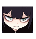ネガティブで反抗的な女の子のスタンプ（個別スタンプ：14）